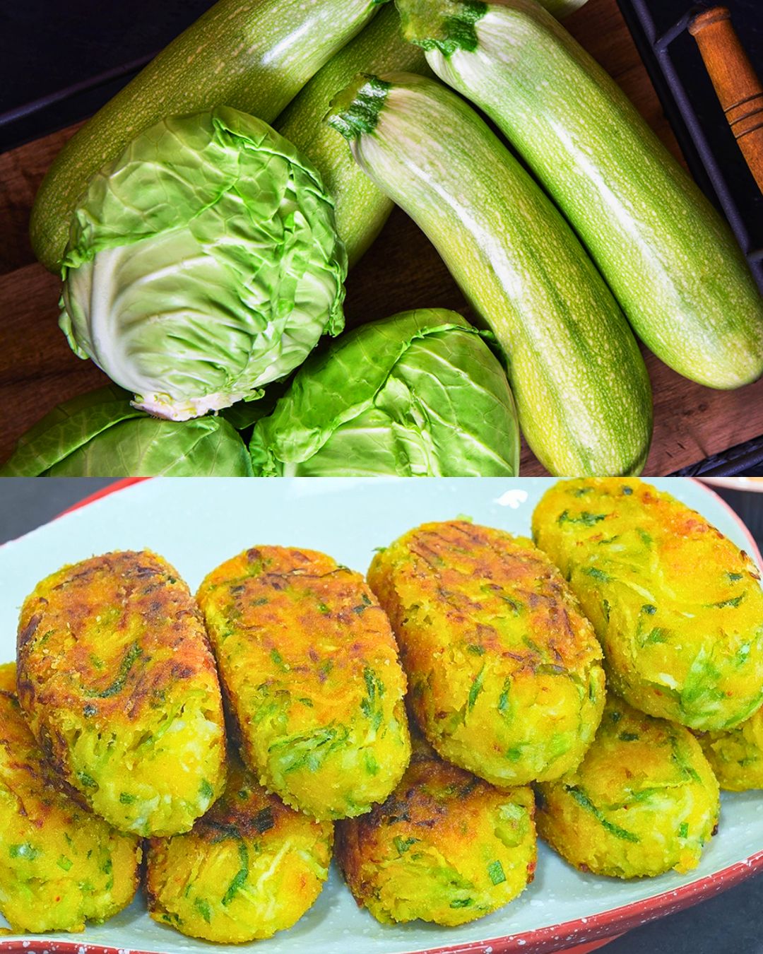 Savory Cabbage And Zucchini Patties Greenku Recipes