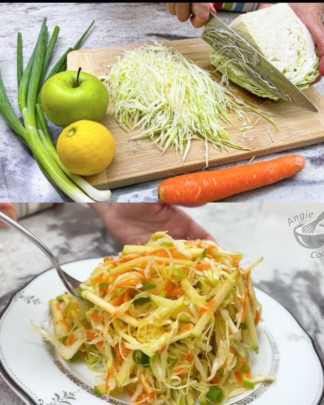 Fresh And Vibrant Cabbage And Apple Salad Greenku Recipes