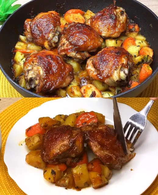 One Pan Chicken Thigh Dinner - Greenku Recipes