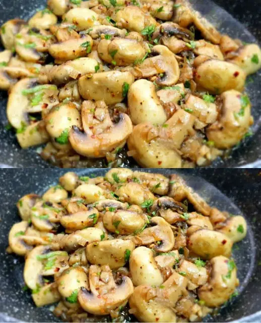 Butter Garlic Mushrooms - Greenku Recipes