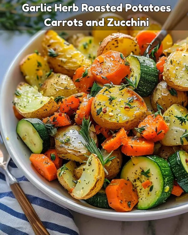 Garlic Herb Roasted Potatoes, Carrots, and Zucchini - Greenku Recipes