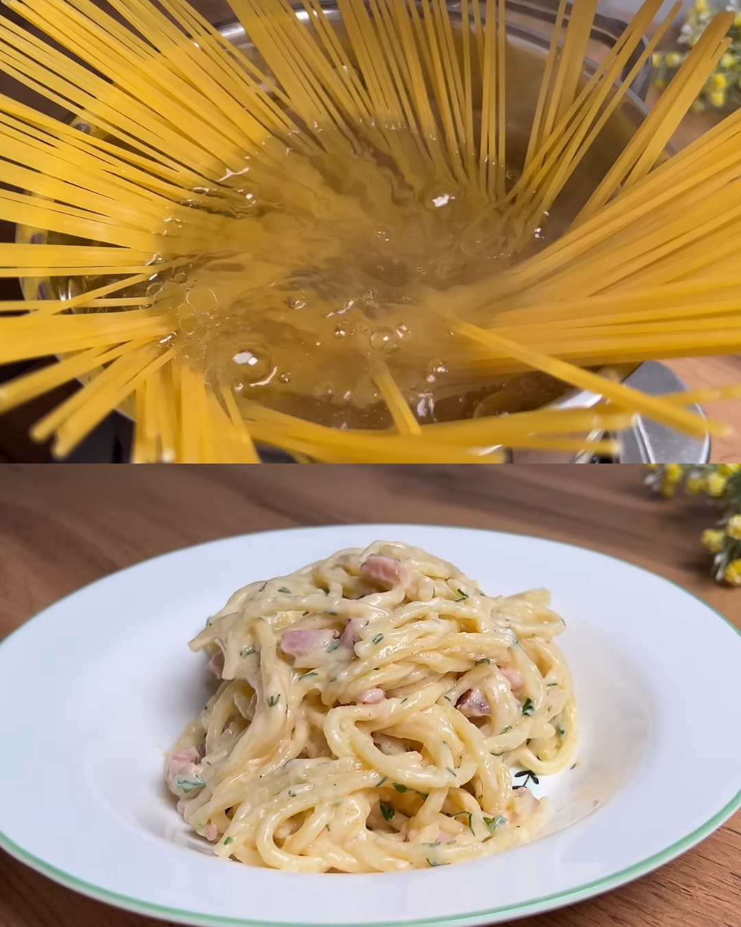 Quick and Creamy Pasta Delight: Smoked Brisket Alfredo - Greenku Recipes