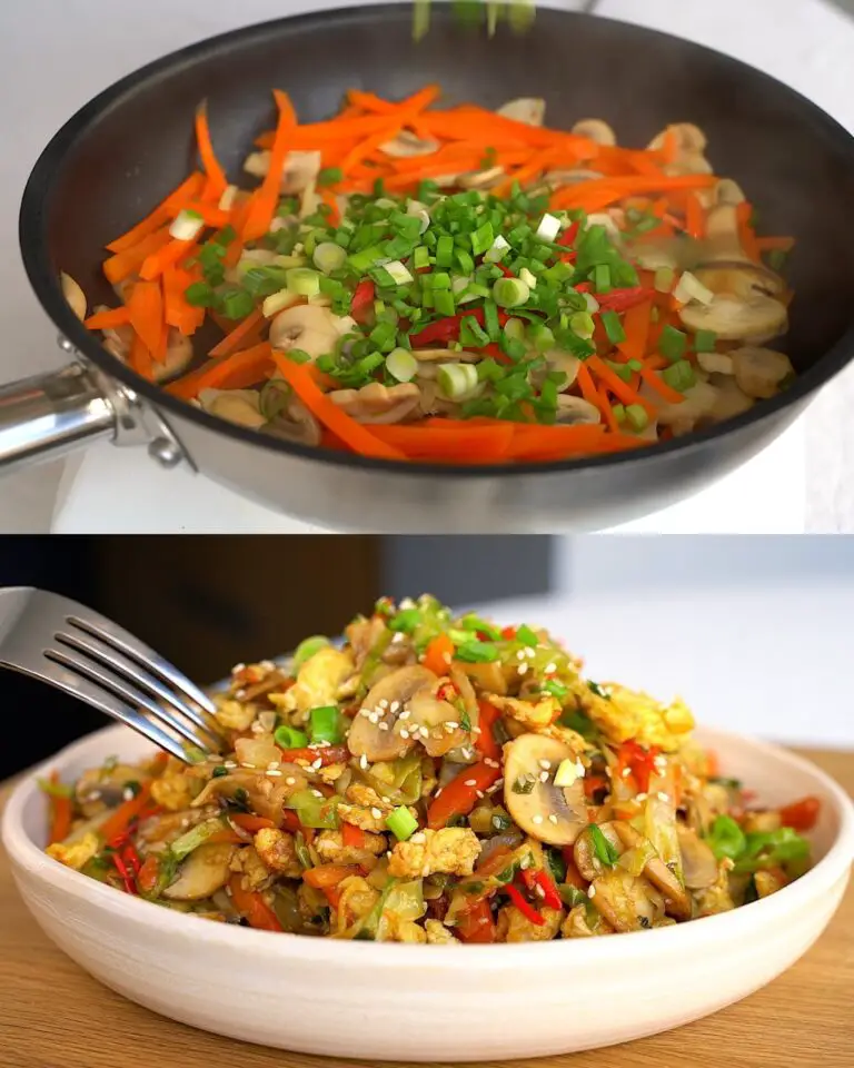 Stir-Fried Cabbage and Vegetable Omelette - Greenku Recipes