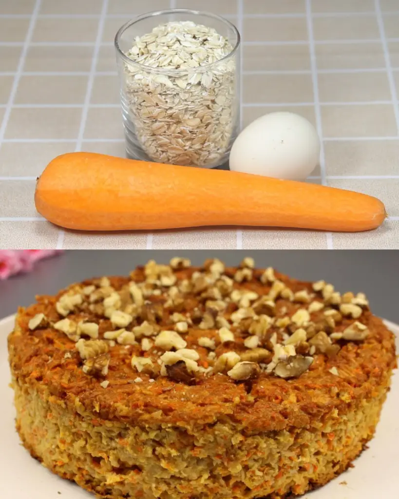 Oatmeal and Kefir Bake with Carrots, Apples, and Walnuts - Greenku Recipes