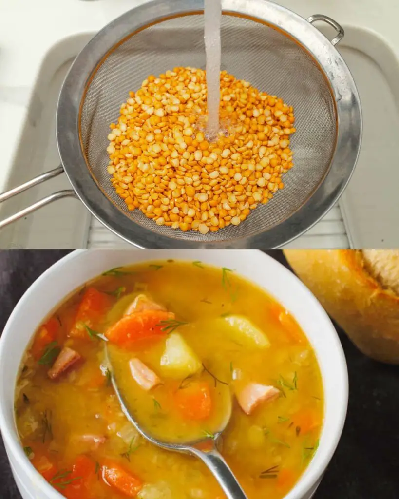 Hearty Split Pea Soup with Ham and Vegetables - Greenku Recipes