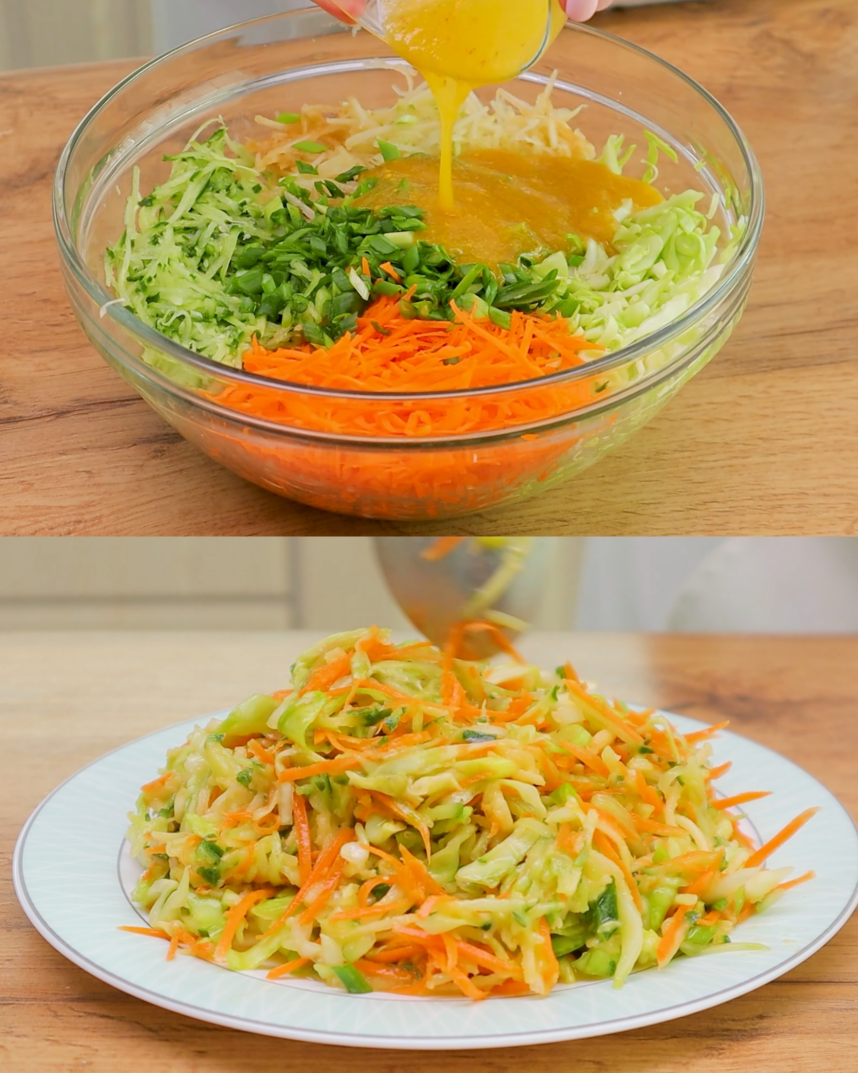 Fresh and Crunchy Vegetable Salad with Honey Mustard Dressing - Greenku ...