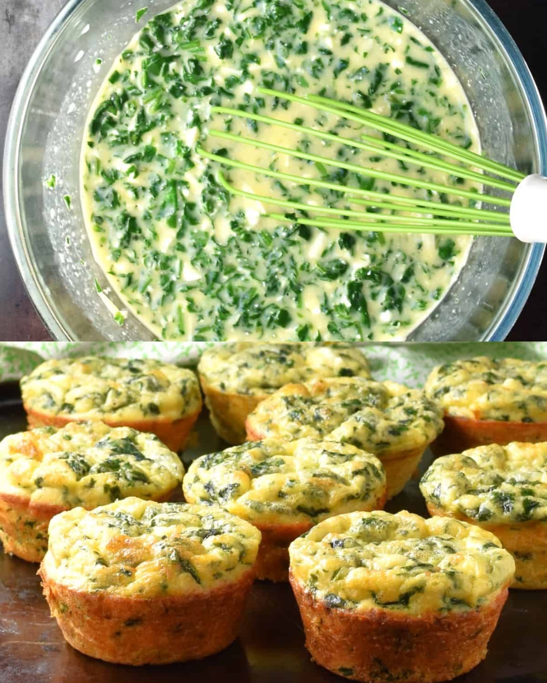 Spinach and Cheese Muffins - Greenku Recipes