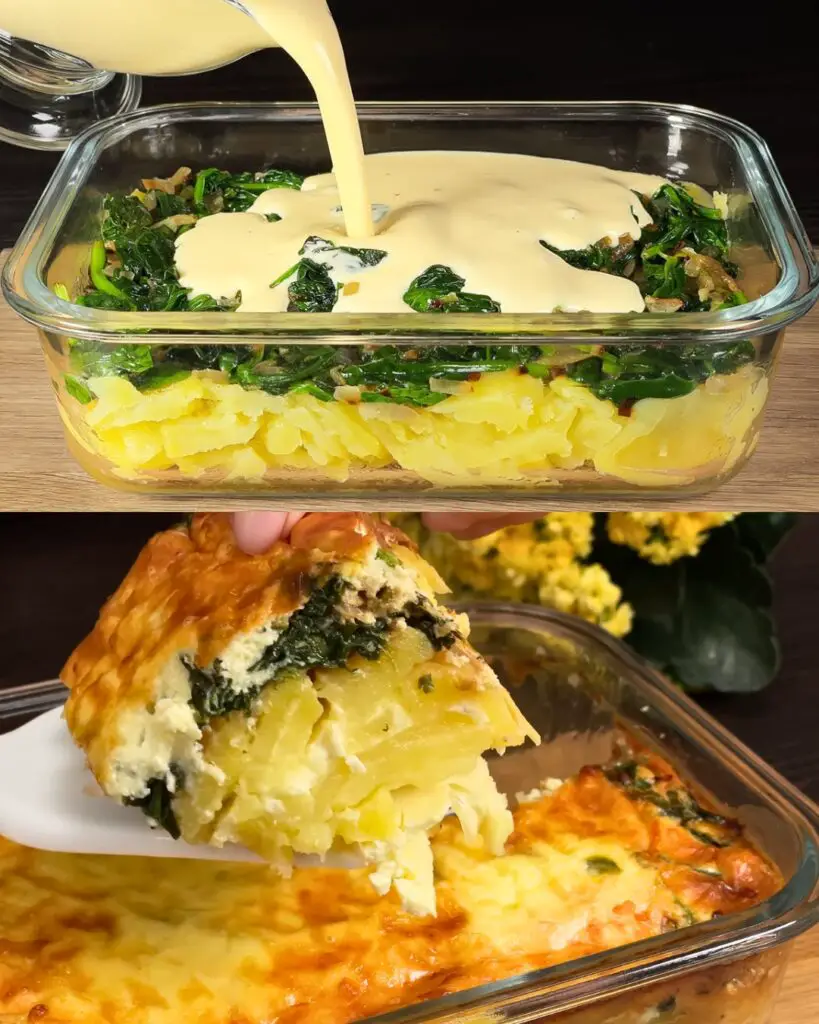 Spinach and Potato Casserole - Greenku Recipes