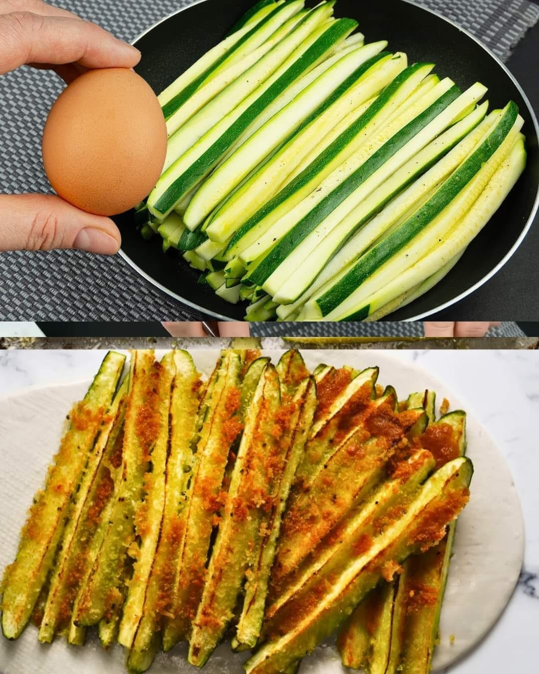 Speedy Parmesan Baked Zucchini Fries - Greenku Recipes