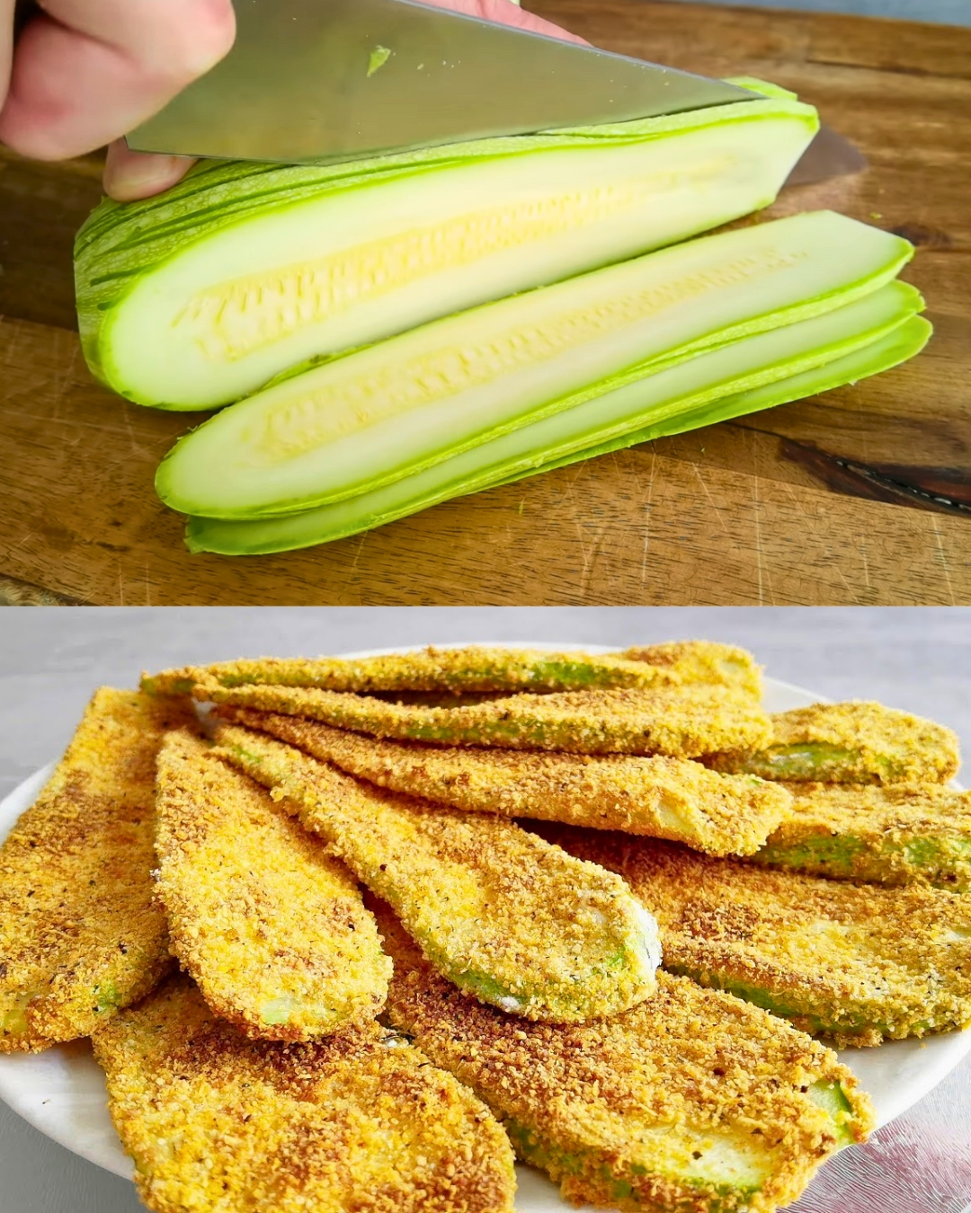 Baked Zucchini Parmesan Crisps - Greenku Recipes