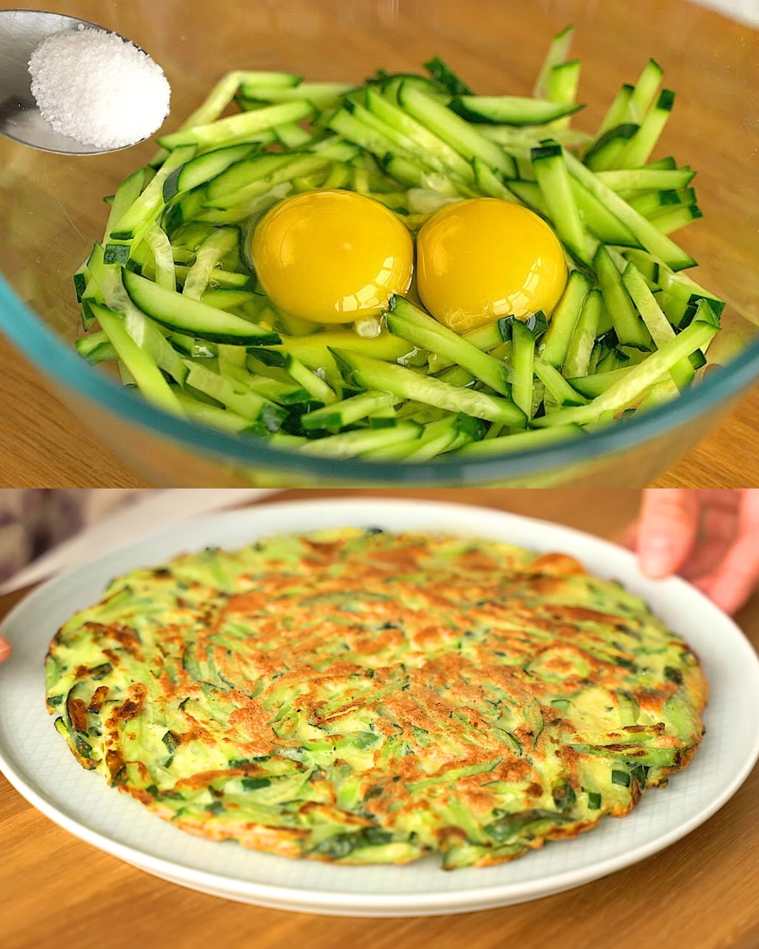 Savory Cucumber Fritters - Greenku Recipes