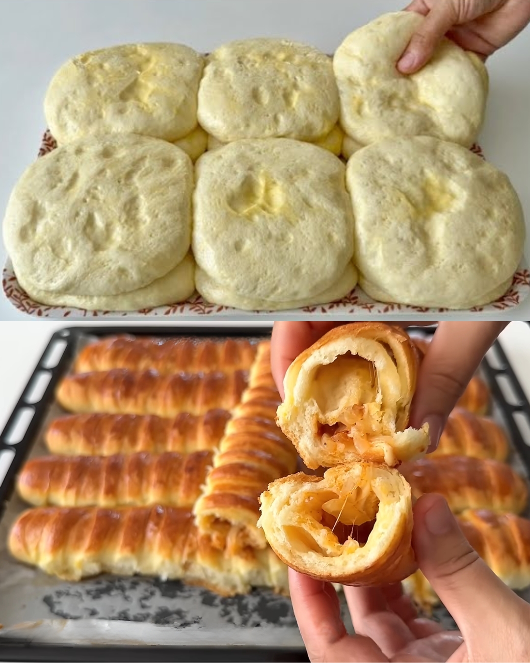 Fluffy Onion and Cheese Rolls - Greenku Recipes