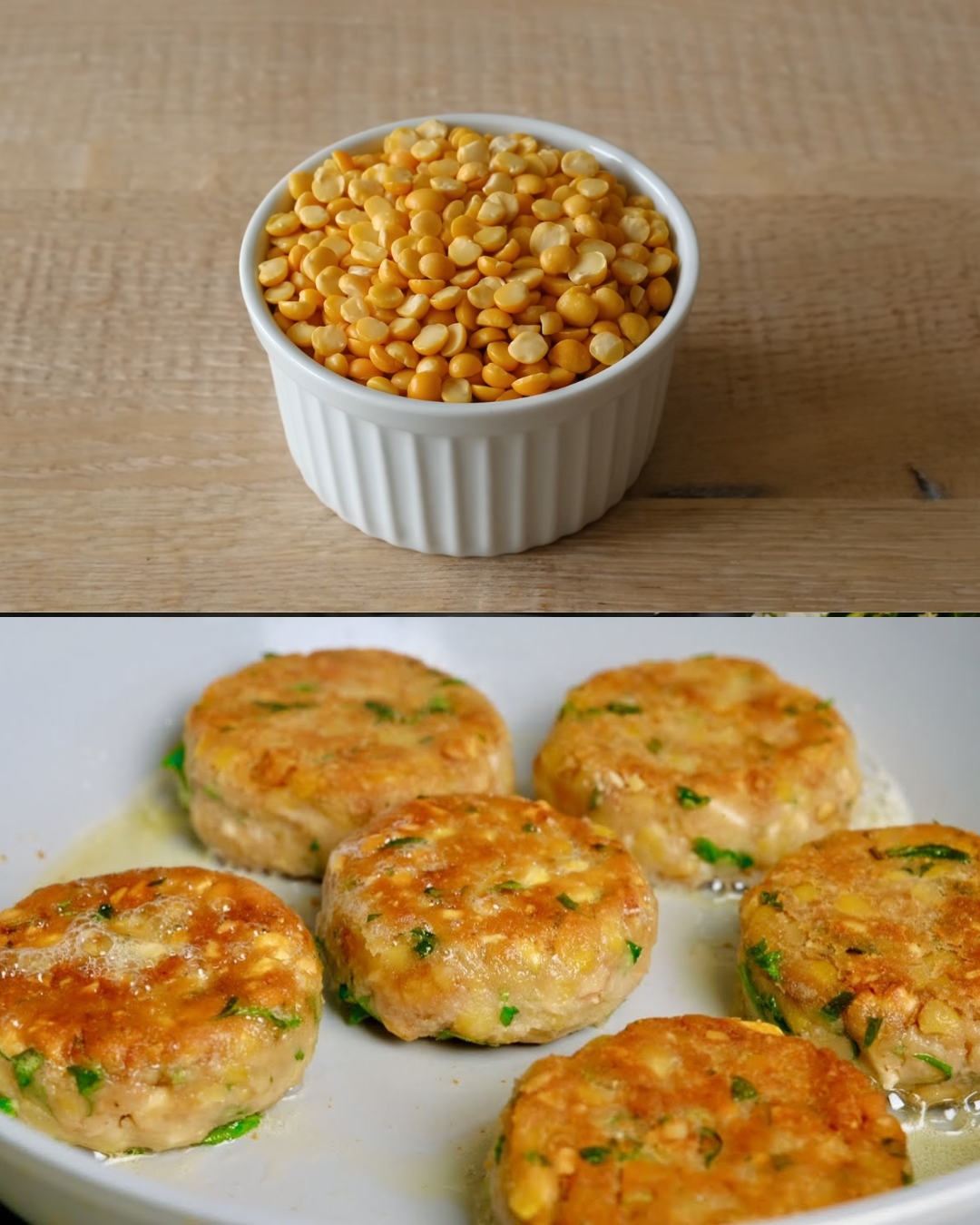 Yellow Split Pea and Walnut Patties - Greenku Recipes