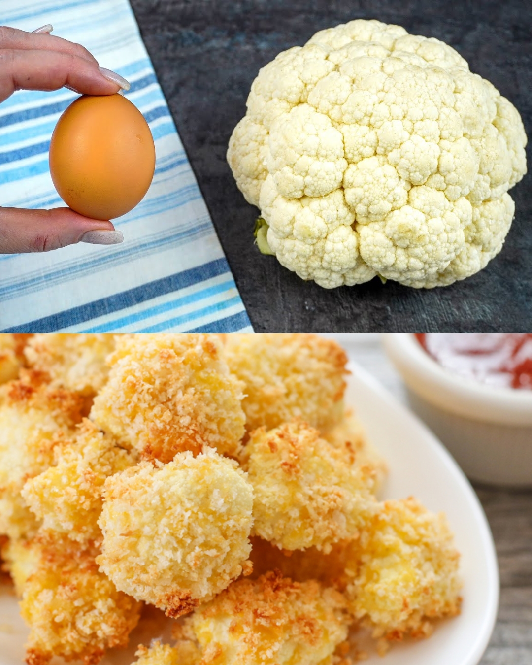 Parmesan Crusted Cauliflower Bites - Greenku Recipes