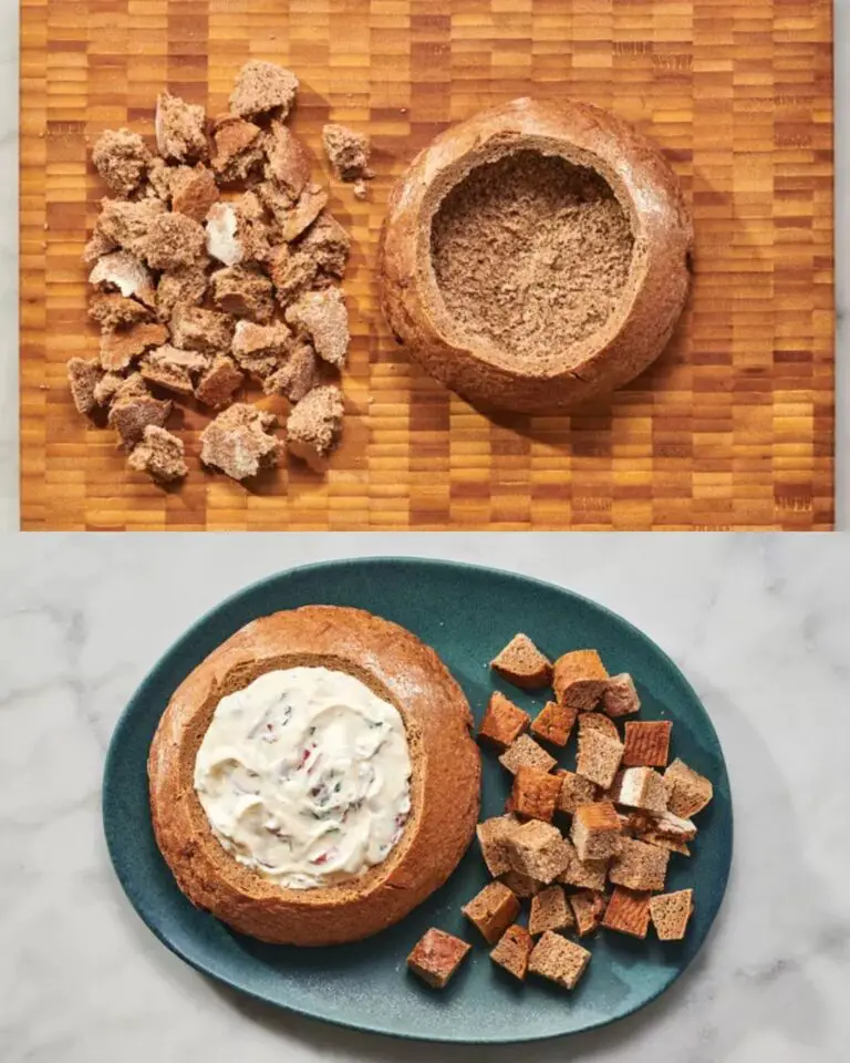 Classic Chipped Beef Dip in Rye Bread Bowl - Greenku Recipes